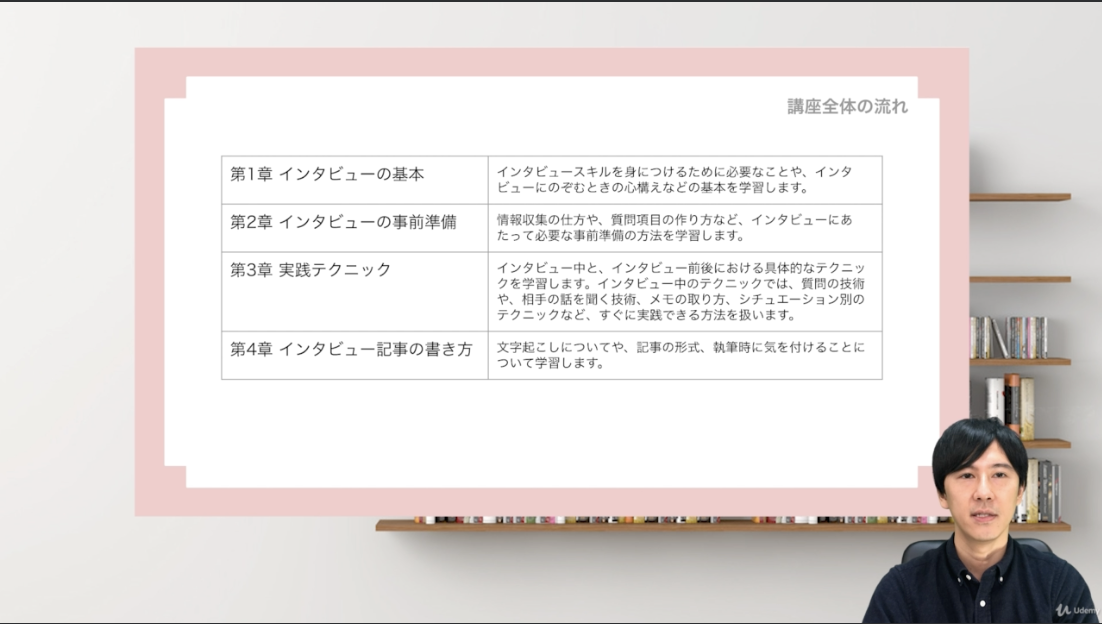 インタビューの実践テクニック100分速習コース
